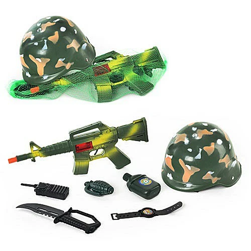 Набір військового з шоломом 8011- оптом